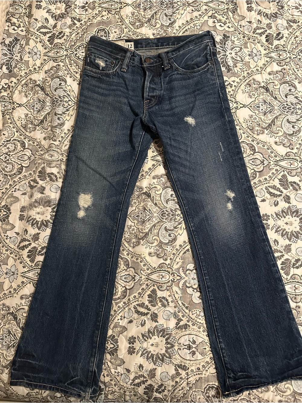 Abercrombie & Fitch Dark Blue Flare Jeans